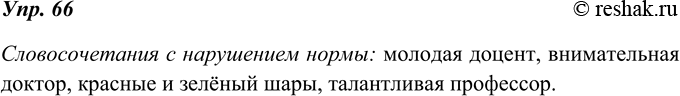 Изображение 66. Нормативно ли построение данных словосочетаний?Молодая доцент, внимательная доктор, красные и зелёные шары, красные и зелёный шары, большой соня, ужасный неряха,...