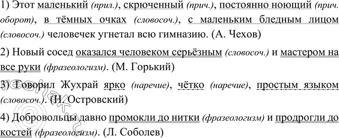 Изображение 205 Рассмотрите и проанализируйте схему.Однородные члены предложениявыраженные отдельными словамивыраженные цельными словосочетаниямисинтаксически...